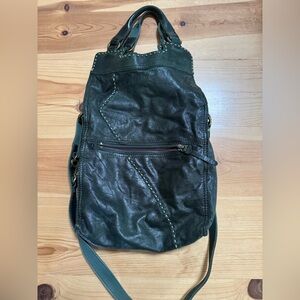 Lucky Brand green leather bag